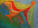 Miriam Bromberg "Bird And Sunshine" Oil Painting
