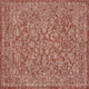 Tela Bohemian Textured Weave Floral Indoor/Outdoor Area Rug