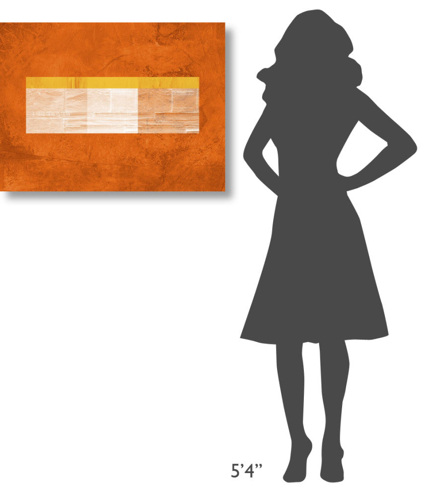 "Orange Paper 3" Fine Art Print