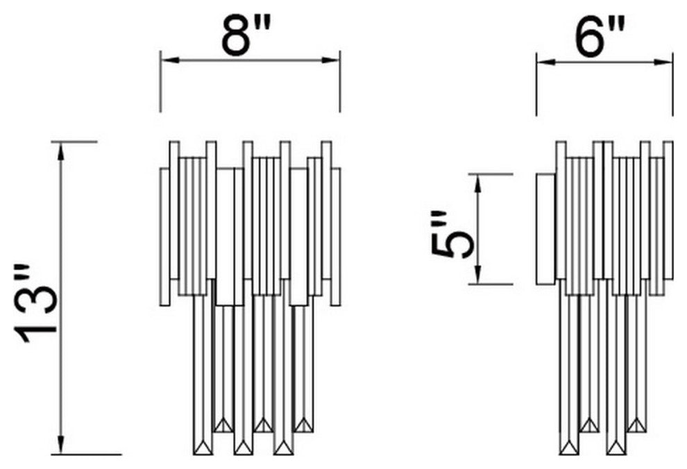 Deco 1 Light Wall Light With Medallion Gold Finish