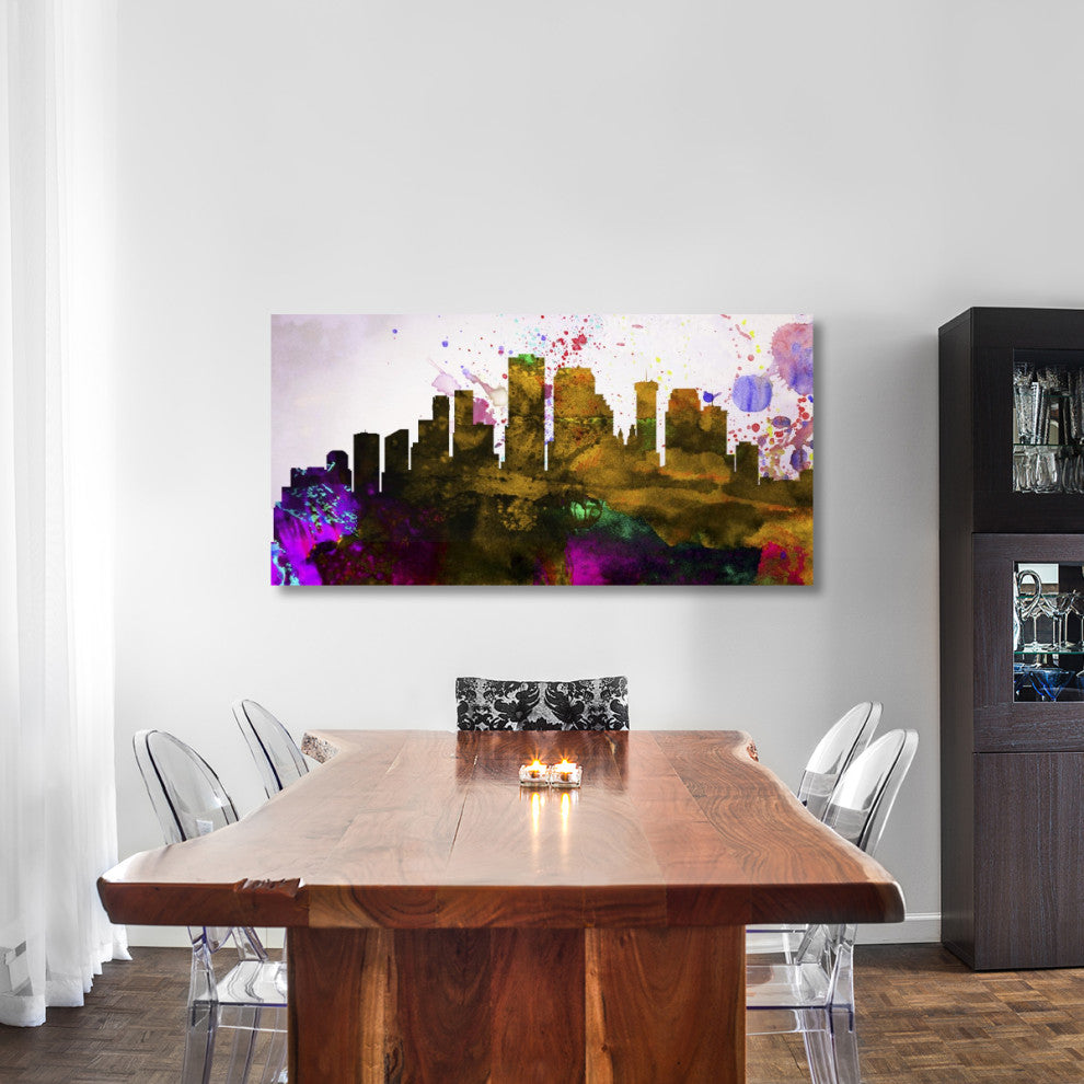 "New Orleans City Skyline" Fine Art Print