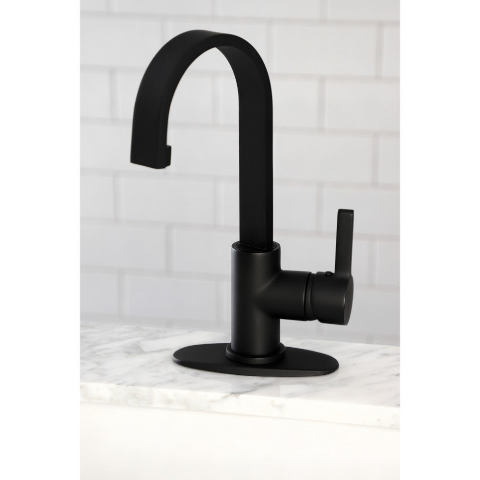 LS8610CTL Continental One-Handle 1-Hole Deck Mounted Bar Faucet, Matte Black