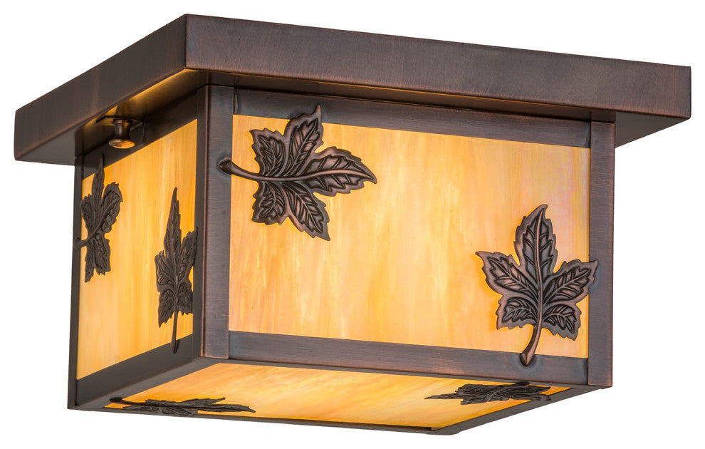 10Sq Hyde Park Maple Leaf Flushmount