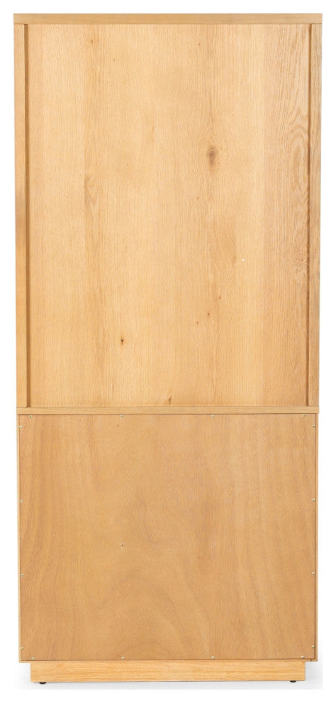 Safavieh Couture Zeus 4 Shelf Wood Bookcase, Natural