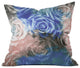 Caleb Troy Wintertide Roses Throw Pillow, 20"x20"