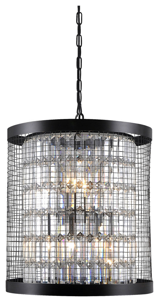 Joanna Antique  4-light Crystal Pendant Chandelier (19"Hx16"W) XTK662437-4