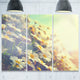 "Nature With Blooming Chamomiles" Metal Wall Art, 3 Panels, 36"x28"