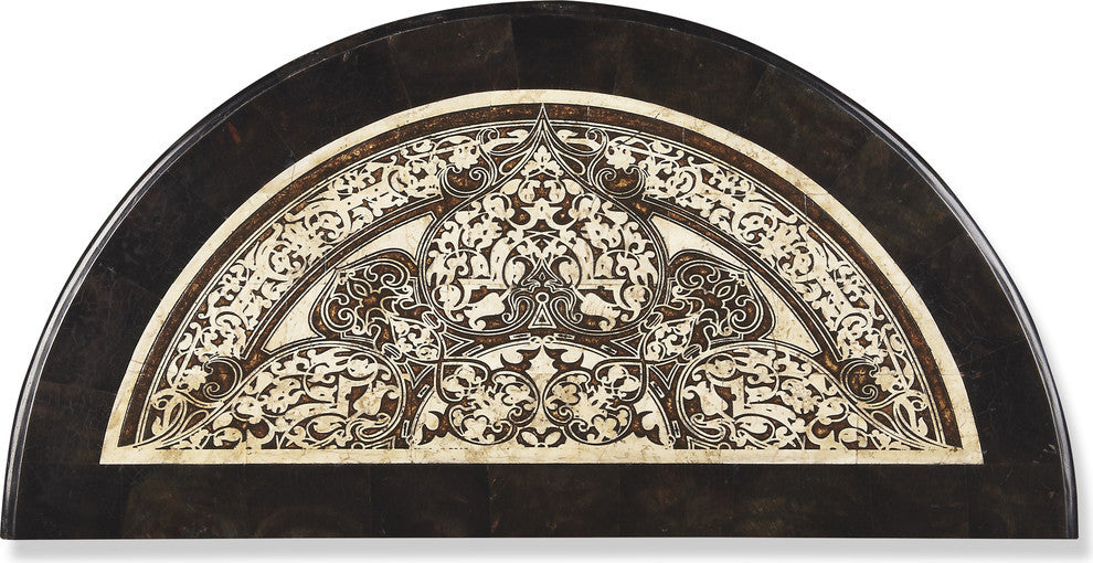 Butler Metalworks Club Demilune Console Table