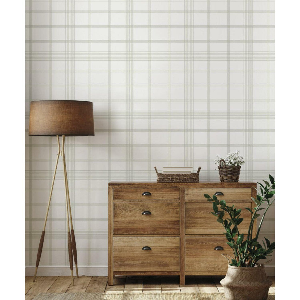 Charter Plaid Wallpaper