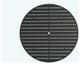 Slat 54" Round Top With Hole, Java