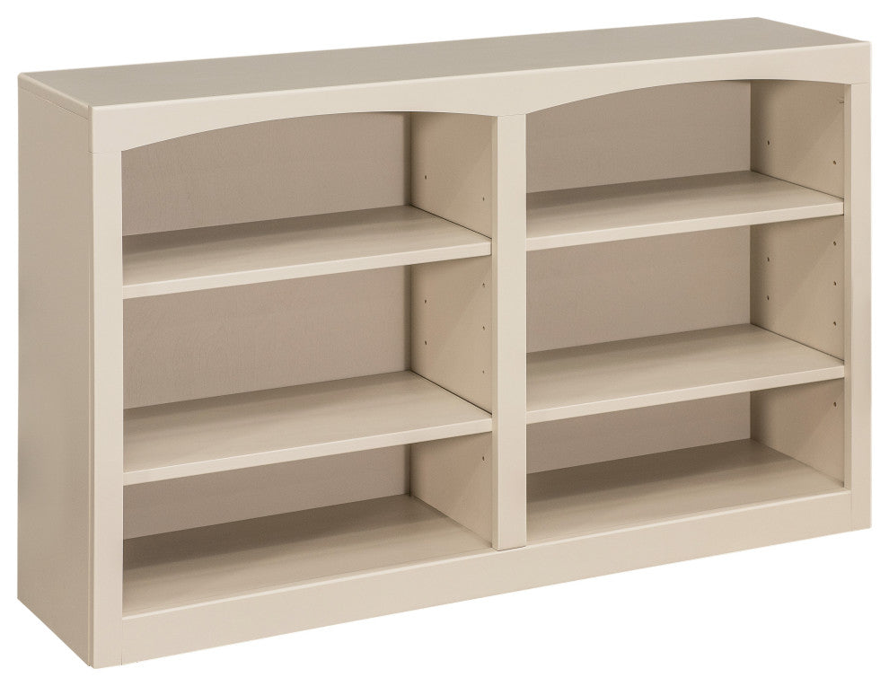 Solid Wood Bookcase, 30"x48", Sand Dollar