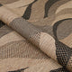 Couristan Recife Seagrass Indoor/Outdoor Runner Rug, Natural-Black, 2'3"x11'9"