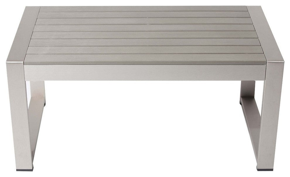 Anodized Aluminum Perfect Outdoor table, Gray