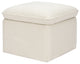Cali Storage Ottoman, Boucle, Ivory Boucle