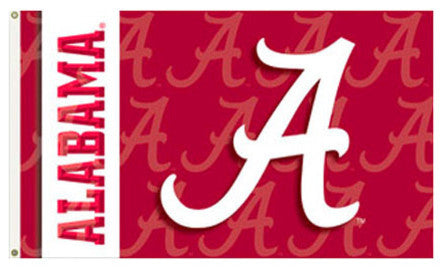 University of Alabama, 3'x5' NCAA 2-Sided Polyester Flag