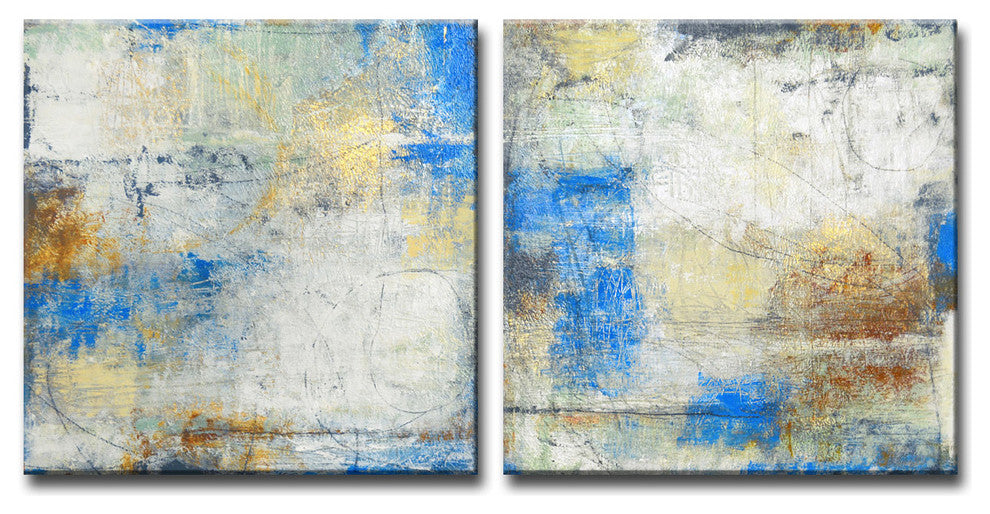 Ready2HangArt 'Harbor View I/II' by Norman Wyatt Jr. 2-PC Canvas Art Set, 20" H