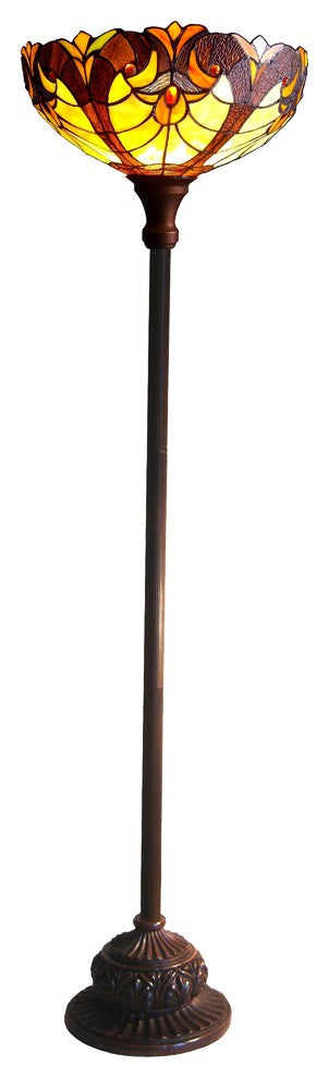 Liaison 1-Light Victorian Torchiere Floor Lamp
