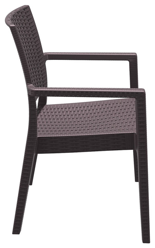 Compamia Ibiza Outdoor Dining Armchairs, Set of 2, Brown