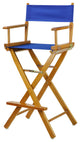030" Director's Chair Honey Oak Frame-Royal Blue Canvas