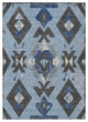 Machine Washable Indoor/Outdoor Chantille ACN1882 Blue 2'6" x 3'10" Rug