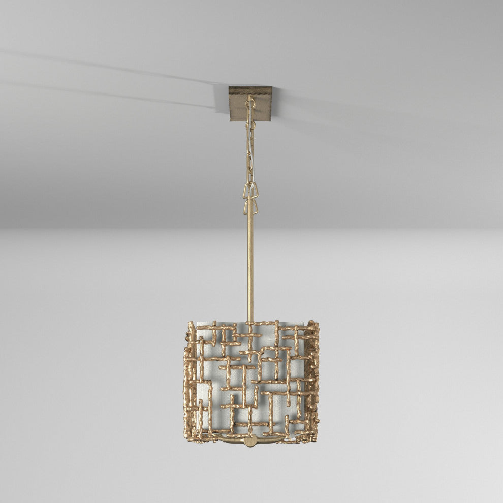 Fredrick Ramond Farrah Medium Eight Light Linear, Burnished Gold