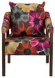 Floral Upholstered Accent Chair