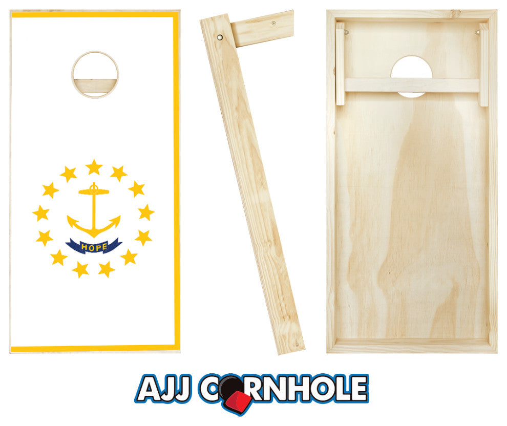 Rhode Island Flag Cornhole Set