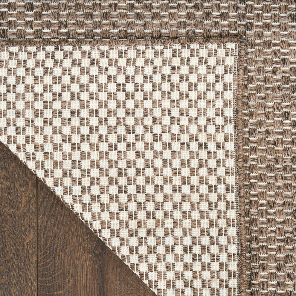 Nourison Tulum 8' x 10' Brown Outdoor Rug