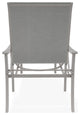 St. Catherine Sling 4-Position Outdoor Chaise Lounge, Alloy/Warm Gray