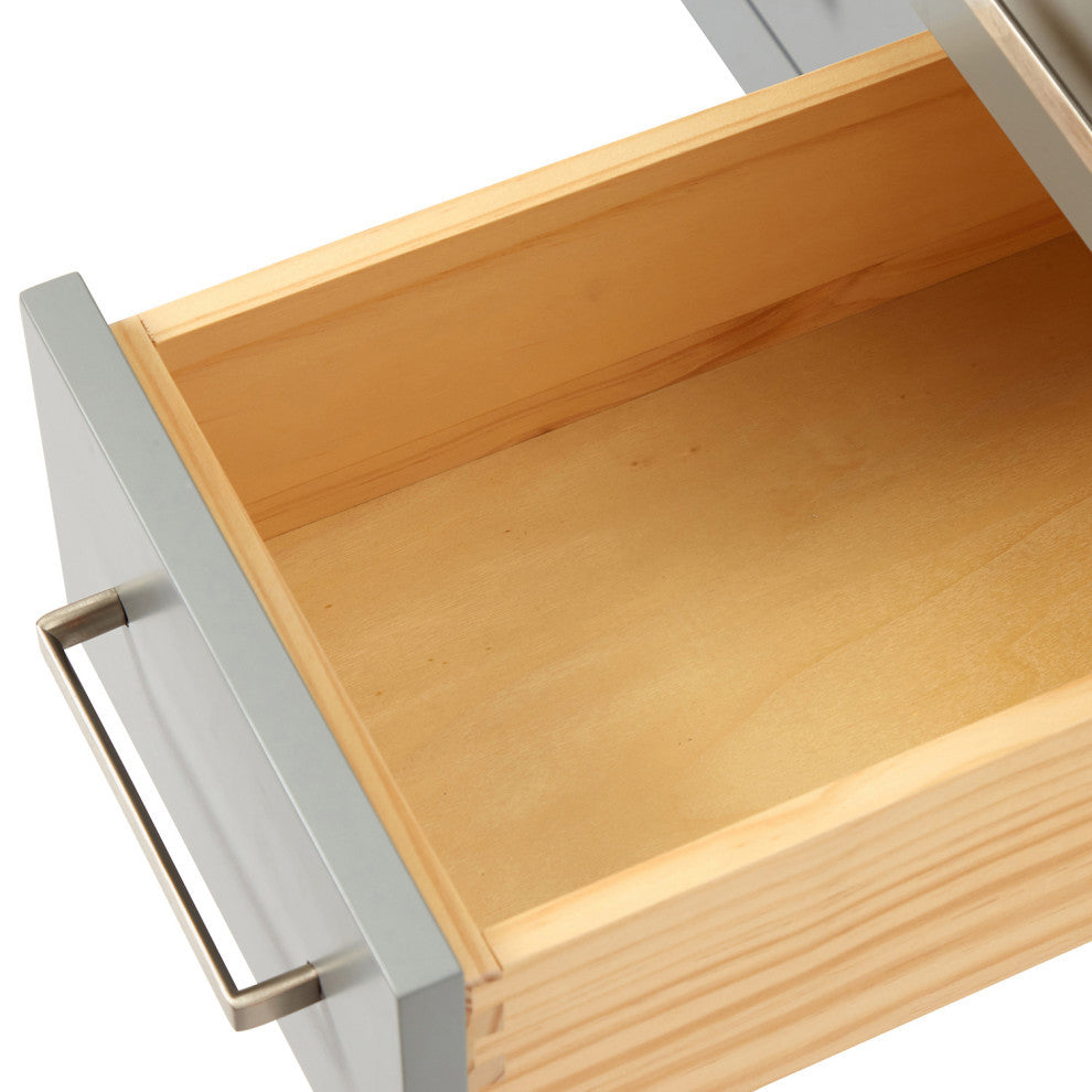 Ariel Cambridge 42" Right Offset Single Oval Sink Vanity, Carrara Quartz