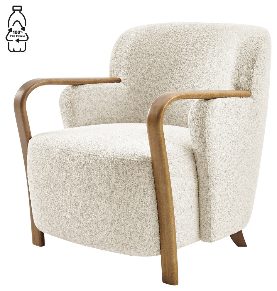 Tania Fabric Accent Arm Chair, Palladian Beige