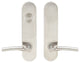 Phoenix Lever, Tubular Dummy Entry With Dummy Cylinder, Satin Stainless Steel