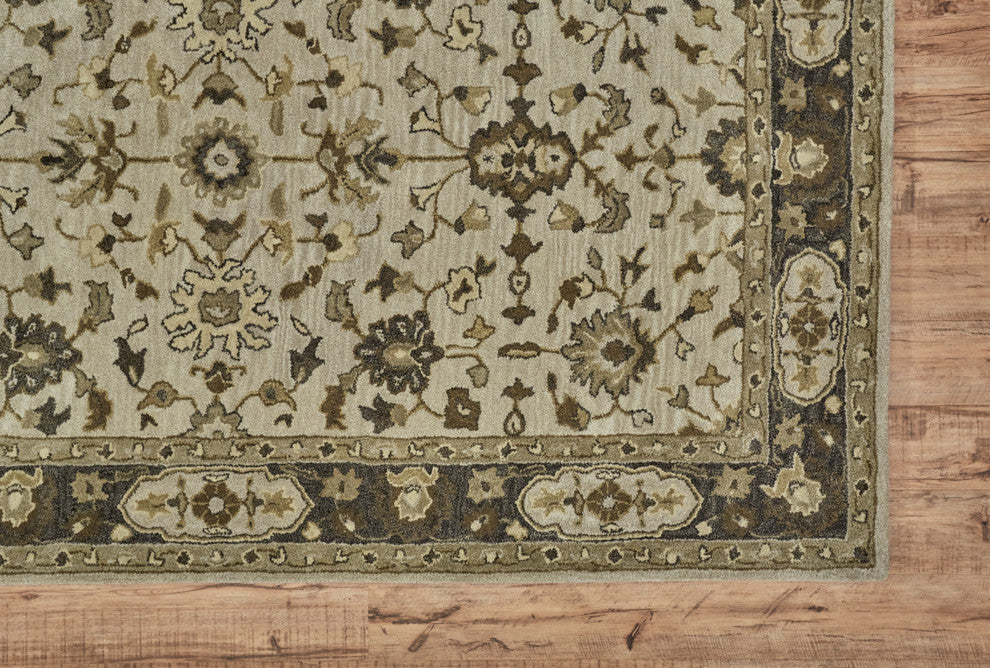 Weave & Wander Botticino Rug, Gray, 5'x8'