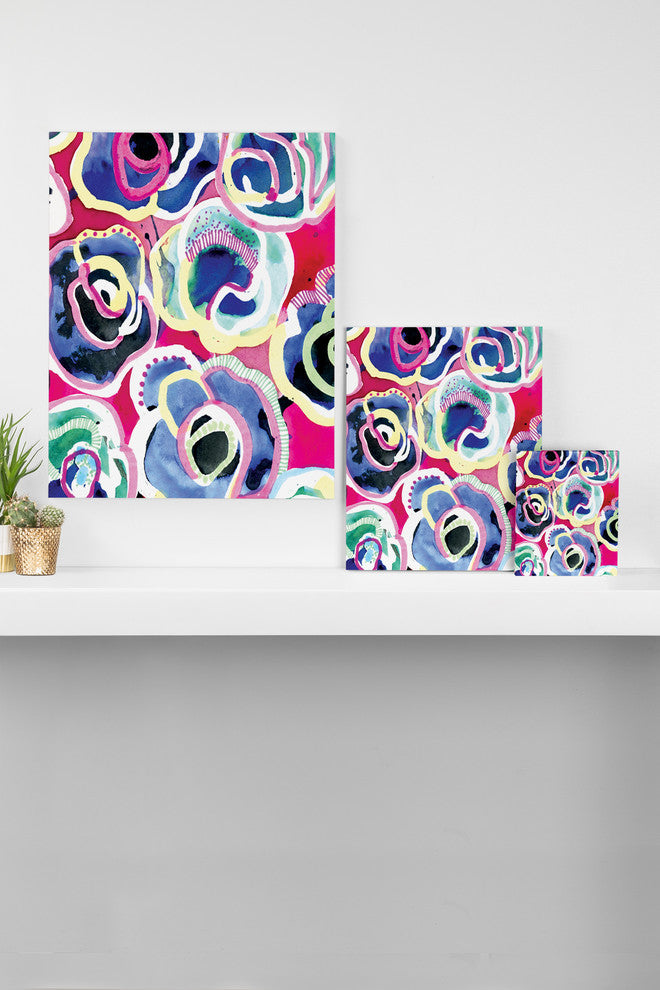 Deny Designs Cayenablanca Flower Party Art Canvas