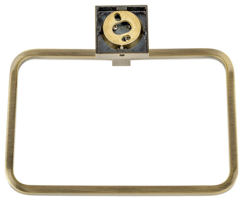 Italia Capri Towel Ring, Bronze