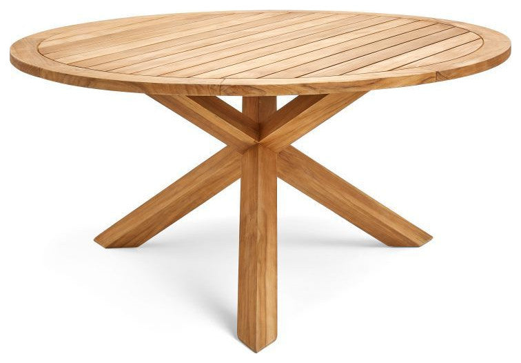 Winston All-Natural Teak Outdoor 60" Round Dining Table