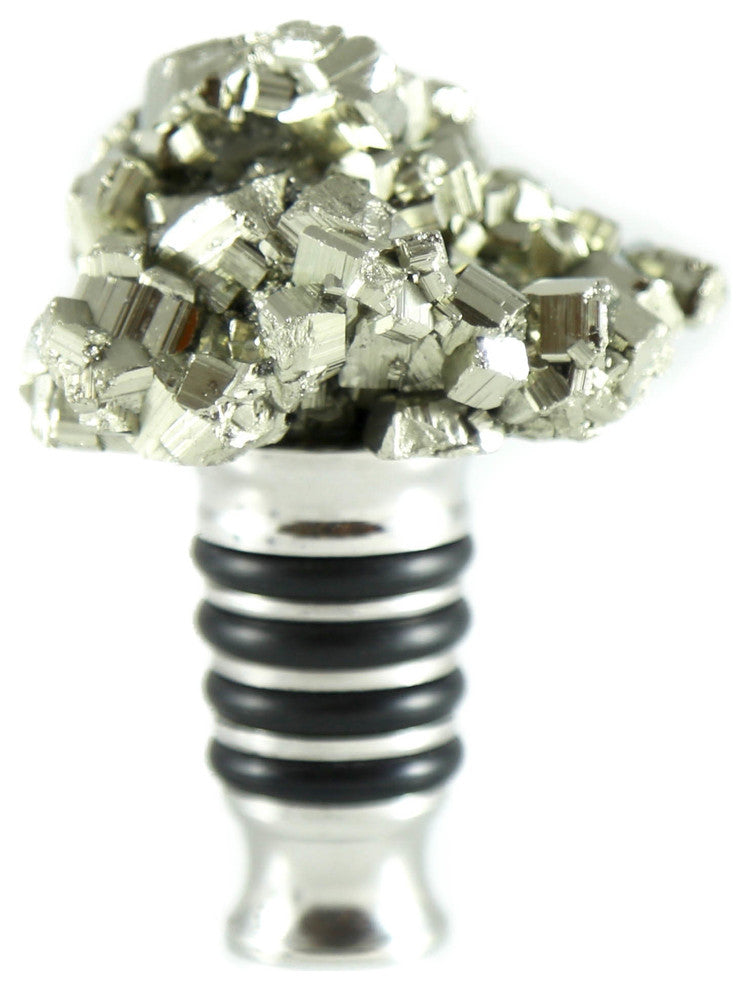 Pyrite Wine Stopper