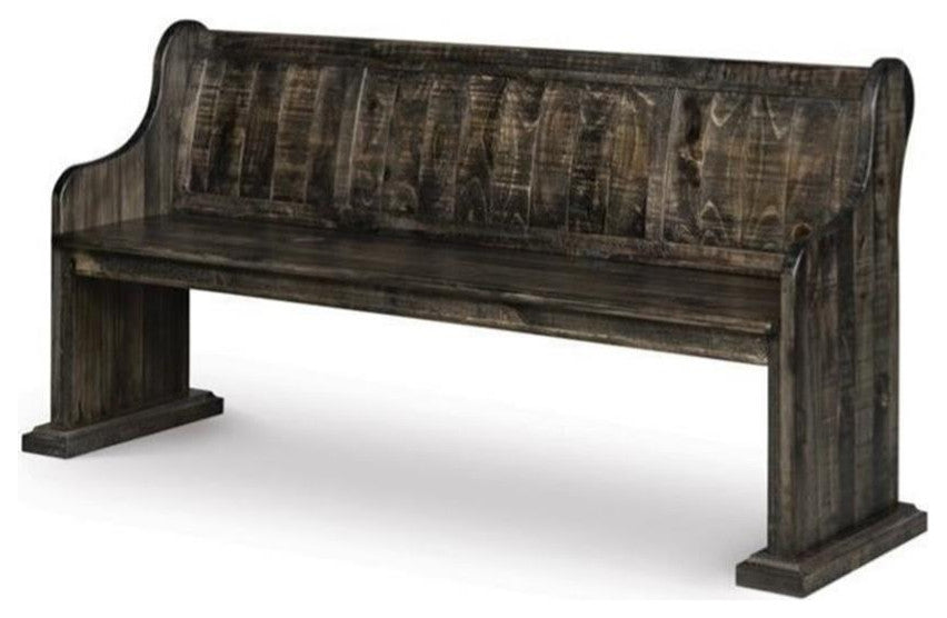 Beaumont Lane Wood Dining Bench in Pine