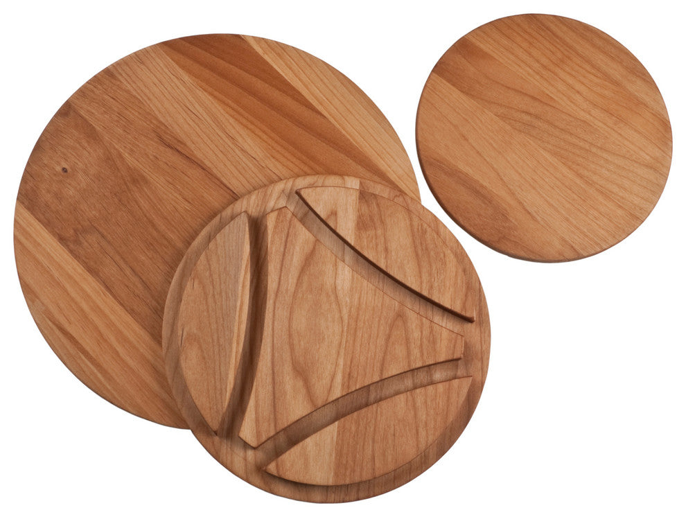 Handcrafted 3-Tier Designer Stand w Alder Wood Shelves