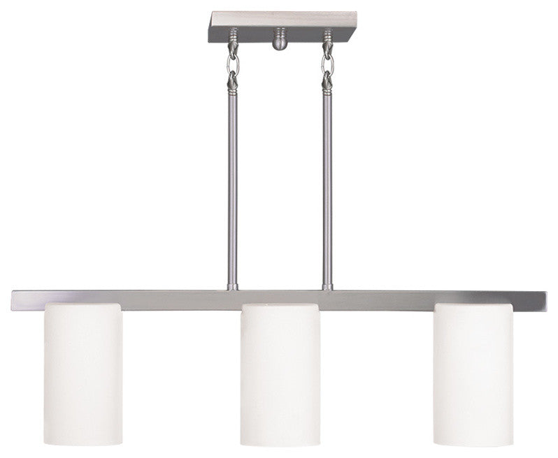 Astoria Chandelier, Brushed Nickel