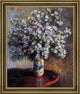 Claude Oscar Monet Asters Framed Premium Canvas Print, 20"x25"