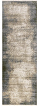 Rhianna Contemporary Abstract Area Rug, Dark Beige 2'8"x8'
