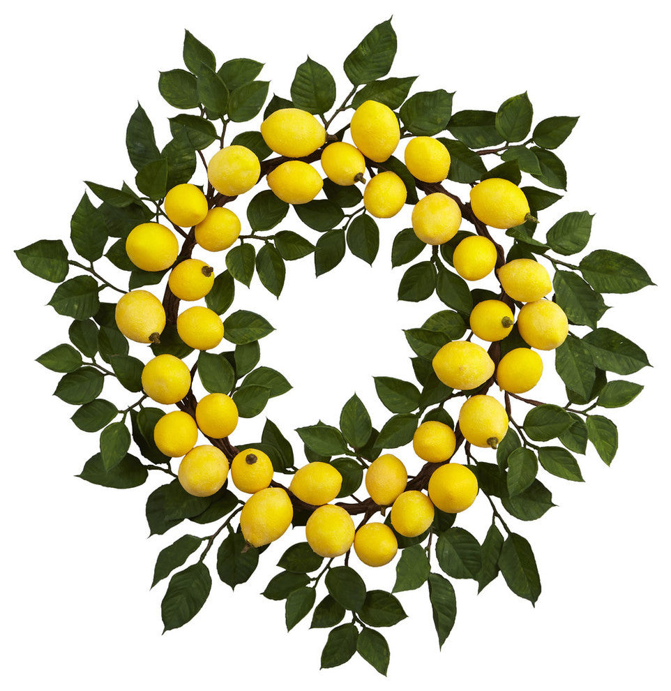 24 Lemon Wreath