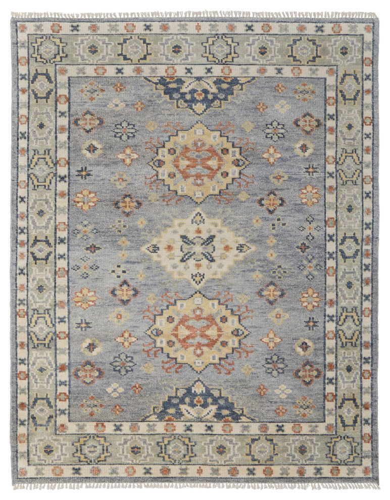 Foxboro R69CI Transitional/Bohemian & Craftsman Accent Rug, Gray, 3'x5'