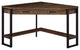 HomeRoots 42" x 42" x 30" Brown Reclaimed Wood Corner Computer Desk
