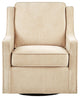 Madison Park Harris Transitional Patterned Swivel Lounge Chair, Cream