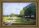 Arthur Wesley Dow Sun Dappled Path Framed Premium Canvas Print, 18"x27"