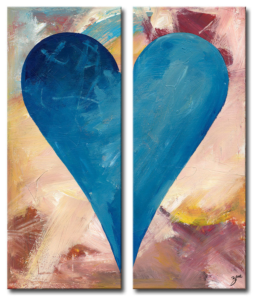 Heartwork "Cassidy" 2-Piece Canvas Art Set, 40"x16"