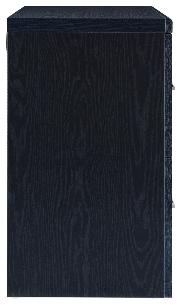 Alpine 2-Drawer Lateral File With Lockdowel Fastening System, Black Finish