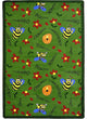 Kid Essentials Rug, Bee Attitudes, 5'4"x7'8", Green